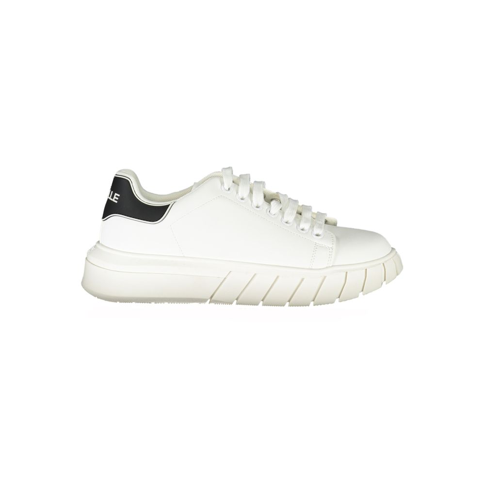 Gaelle Paris - Bianco Polyurethane Men Sneaker