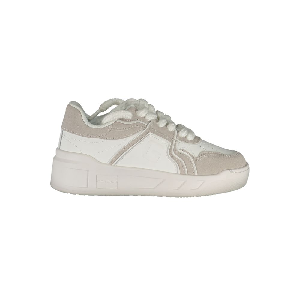Gaelle Paris - Bianco Polyurethane Women Sneaker