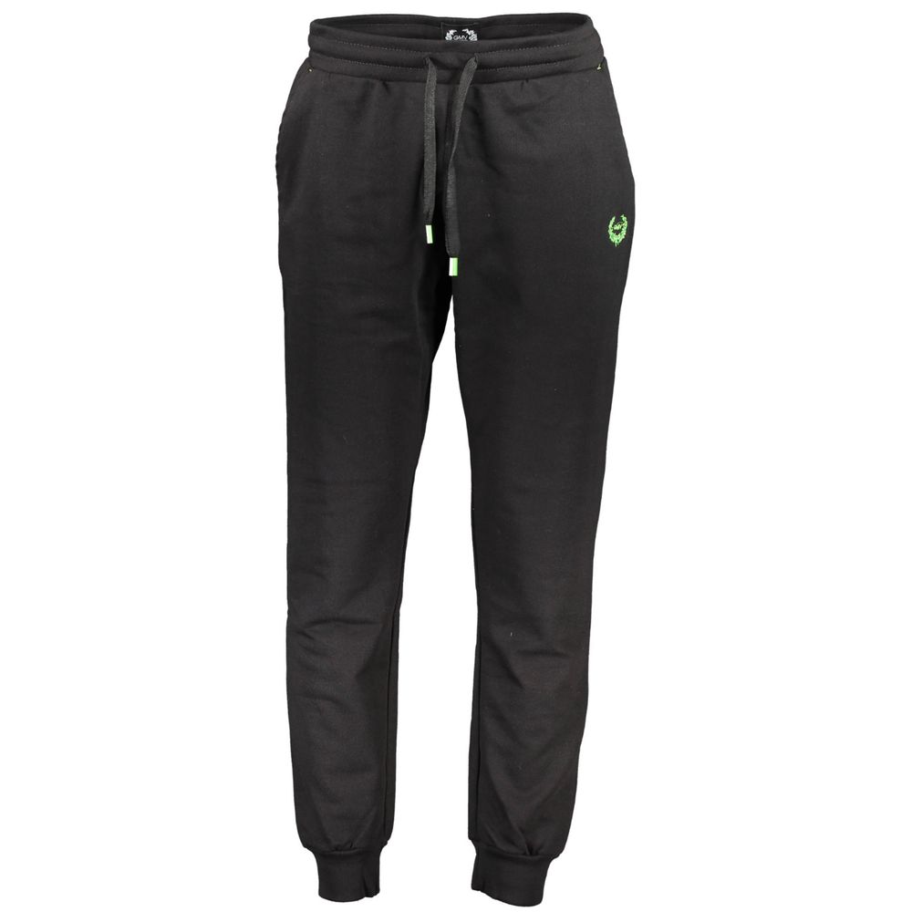 Gianmarco Venturi - Black Cotton Men’s Track Pant