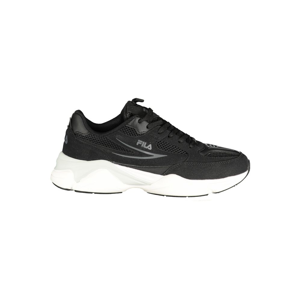 Fila - Black Polyurethane Men Sneaker