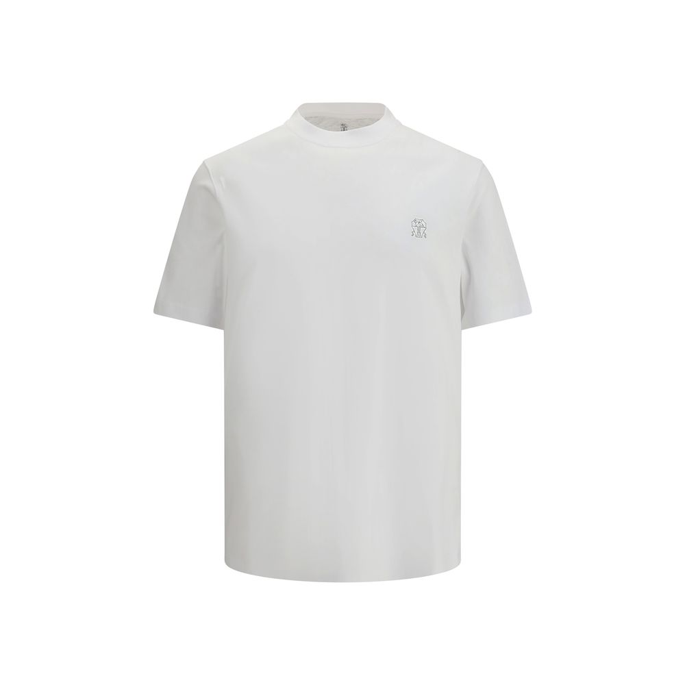 Brunello Cucinelli - White Cotton T-Shirt