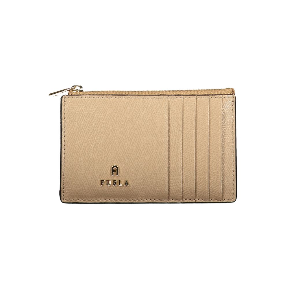 Furla - Beige Leather Women Wallet