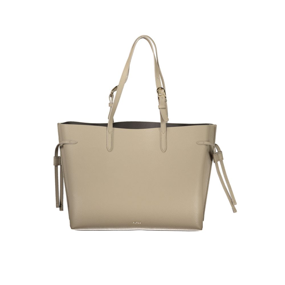 Furla - Beige Leather Women Handbag