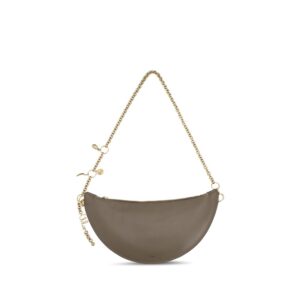 Gray Calf Leather Bos Taurus Shoulder Bag