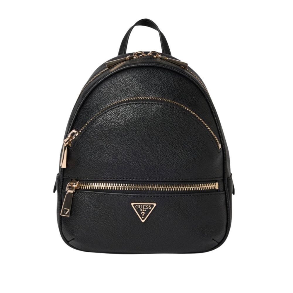Guess Jeans - Nero Poliuretano Women Backpack