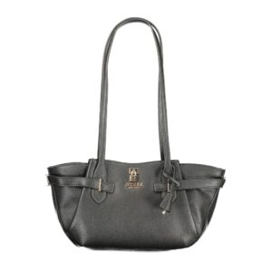 Nero Polyurethane Women Handbag