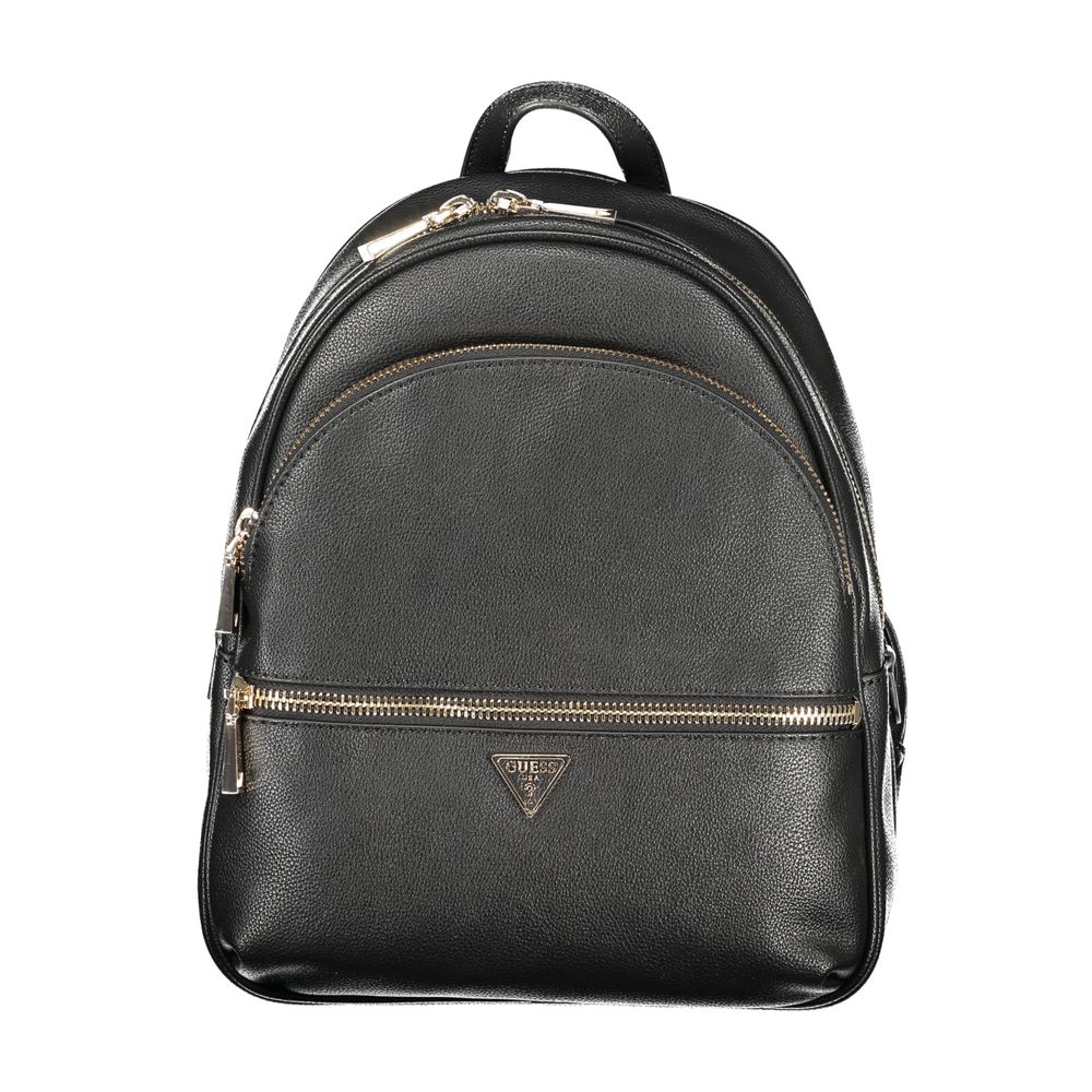 Guess Jeans - Black Polyurethane Women Backpack