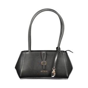 Nero Poliuretano Donna Shoulder Bag