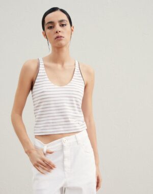 White Cotton Tank Tops