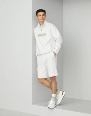 Silver Cotton Sweatshirt