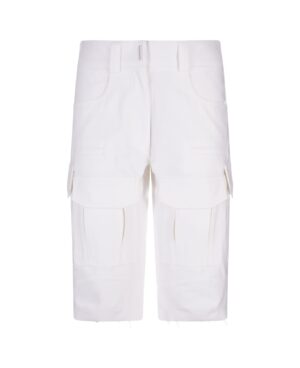 White Fibres Cargo Shorts