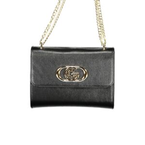 Black Poliuretano Women Handbag