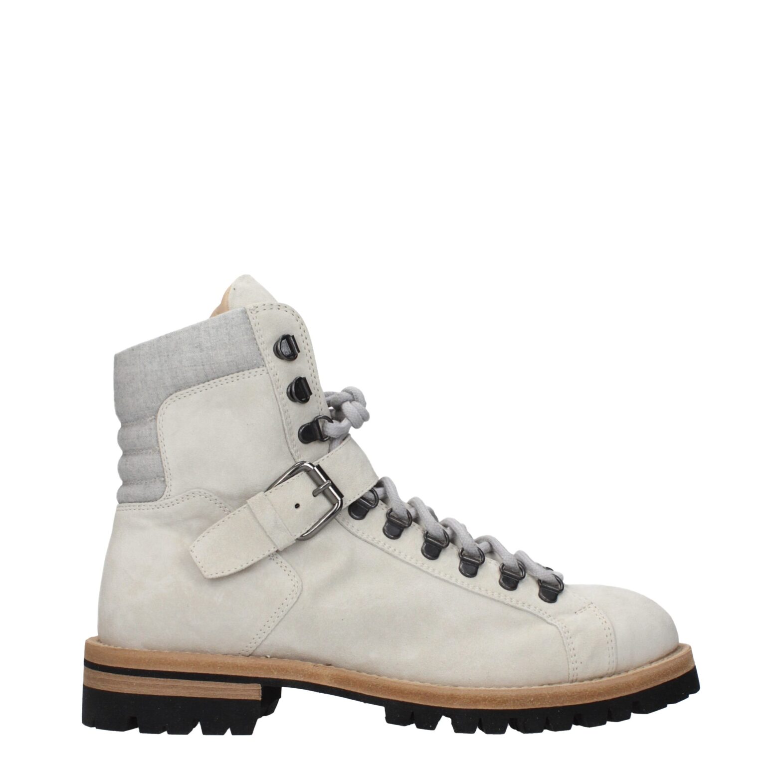 Eleventy - Gray Leather Ankle Boots