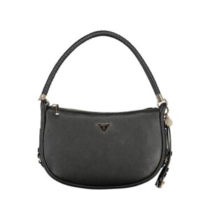 "Nero Polyurethane Women Handbag"