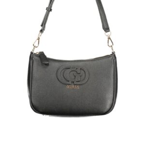 Black Polyurethane Women's Handbag
