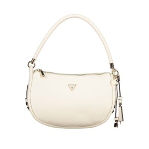 White Polyurethane Women's Handbag