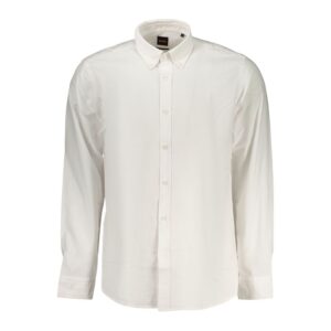 White Cotton Men's Shirt