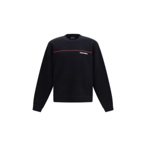 Black Cotton Sweatshirt