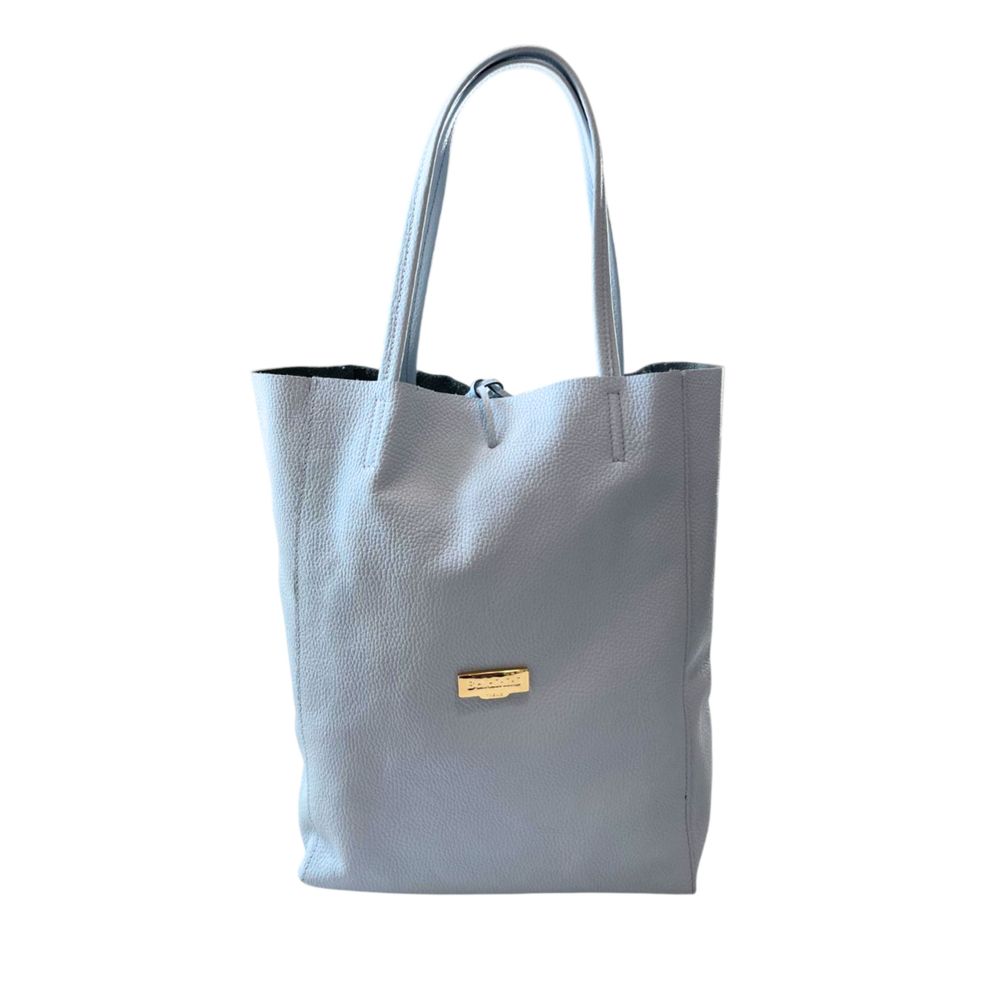 Baldinini Trend - Blue Cowhide Clutch Bag