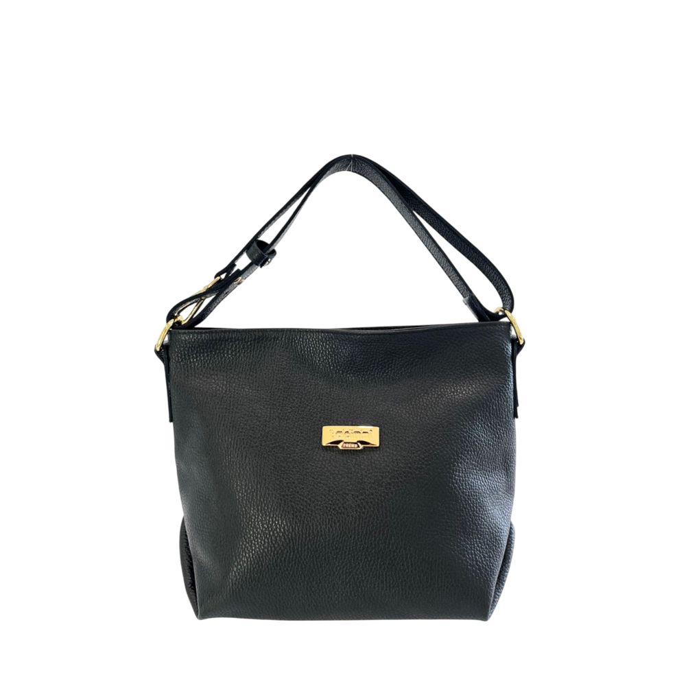 Baldinini Trend - Black Cowhide Clutch Bag