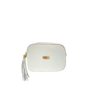 White Cowhide Crossbody Bag
