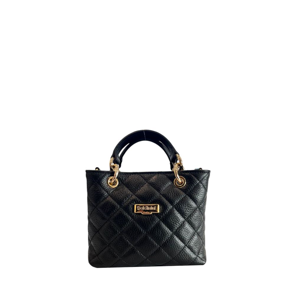 Baldinini Trend - Black Leather Women Handbag