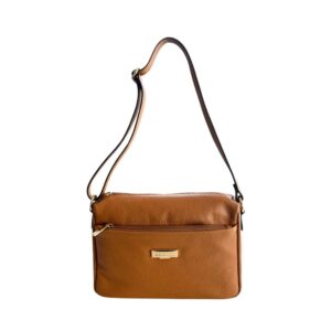 Brown Cowhide Crossbody Bag