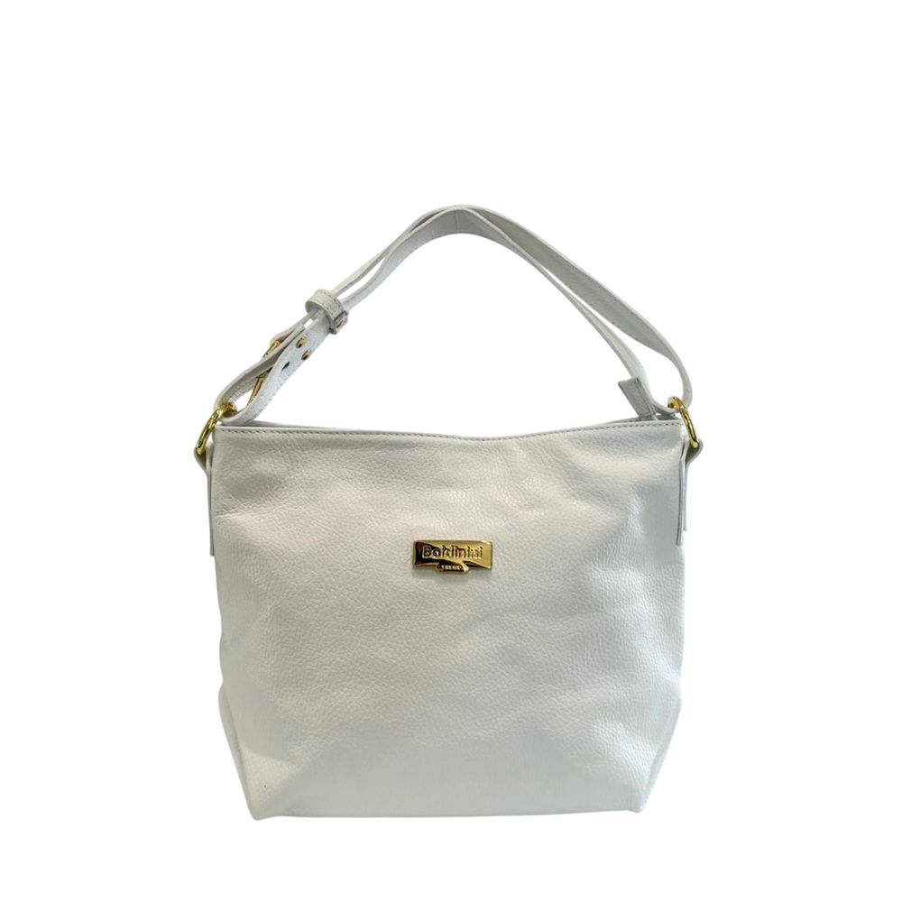 Baldinini Trend - White Cowhide Clutch Bag