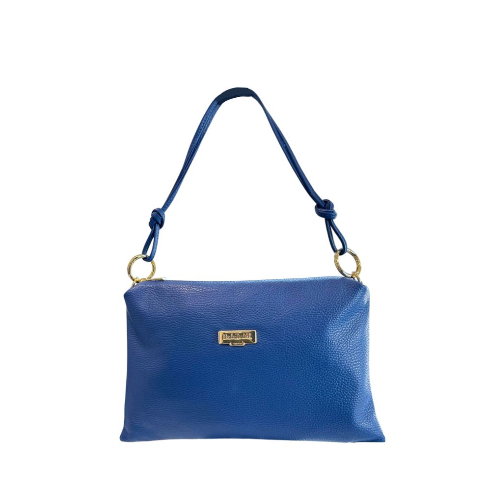 Baldinini Trend - Blue Cowhide Clutch Bag