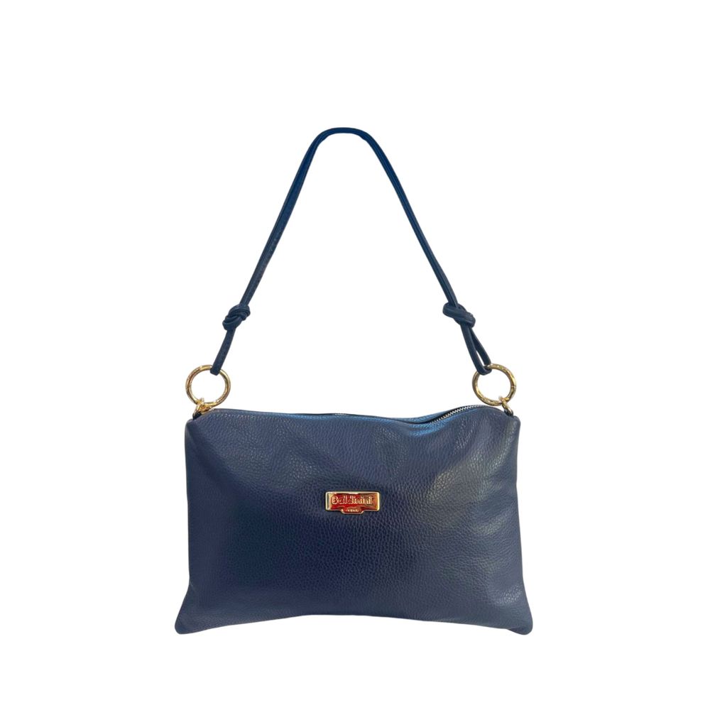 Baldinini Trend - Blue Cowhide Clutch Bag