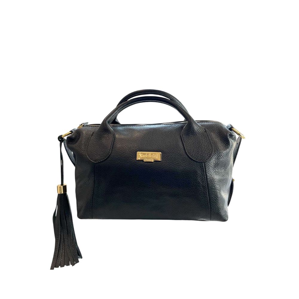 Baldinini Trend - Black Leather Women Handbag