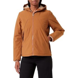 Brown Polyamide Shell Jacket