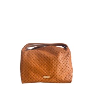 Brown Cowhide Leather Women's Handbag