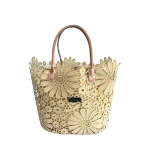 Beige PU Women Handbag