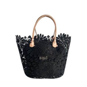 Black PU Women Handbag