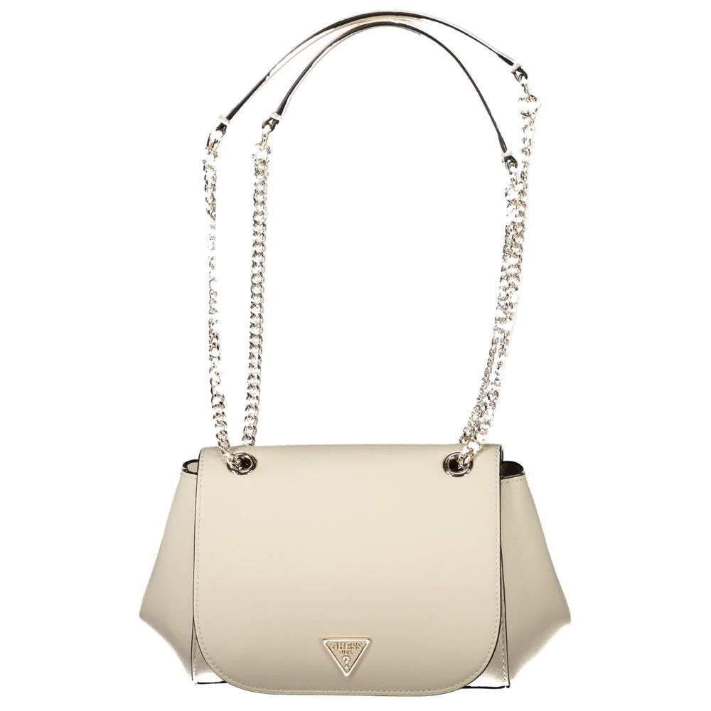 Guess Jeans - White Polyethylene Handbag