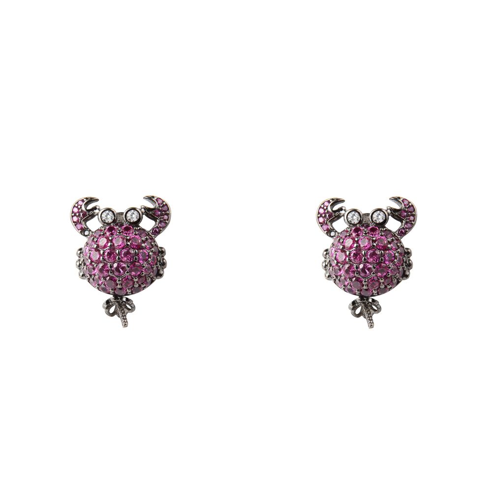 Lancaster - Bicolor Silver Earrings
