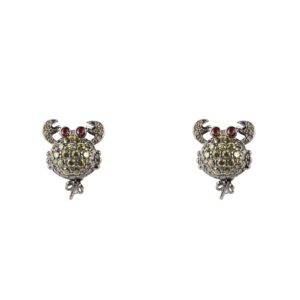 Black Silver Earrings