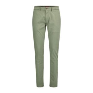 Green Cotton Casual Pants