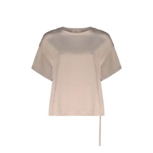 Beige Acetate Blouse