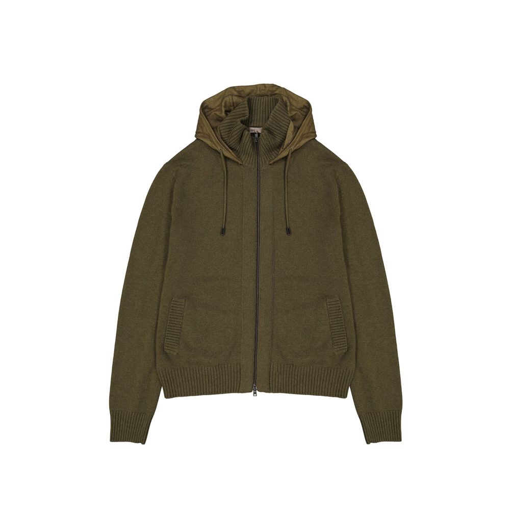 Herno - Bicolor Cashmere Hoodie