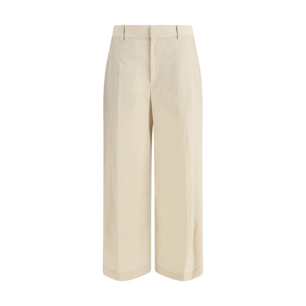 Brunello Cucinelli - Beige Cotton Casual Pants