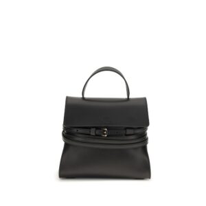Black Calf Leather Bos Taurus Handbag