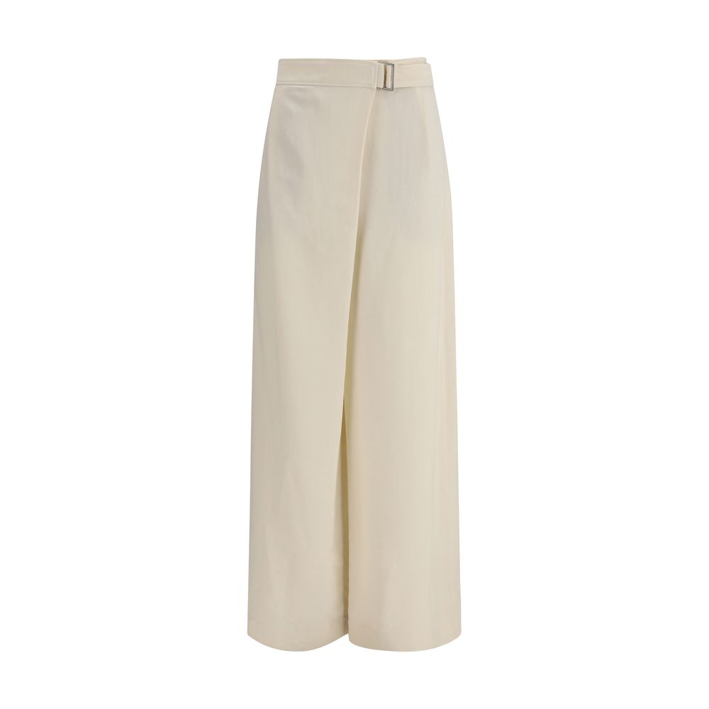 Brunello Cucinelli - Beige Viscose Casual Pants