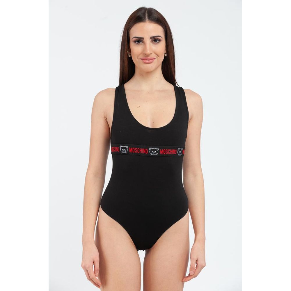 Moschino - Black Cotton Bodysuit