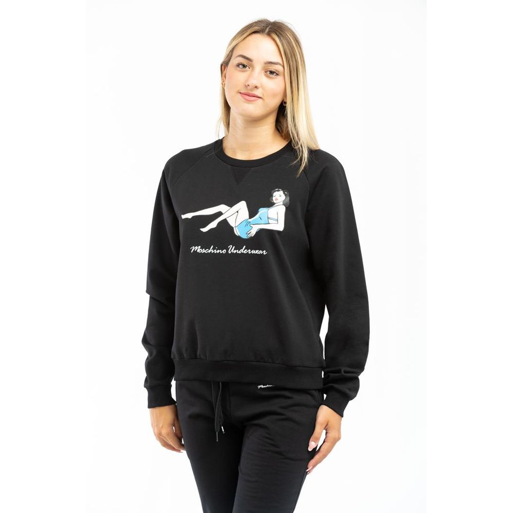 Moschino - Black Cotton Sweatshirt