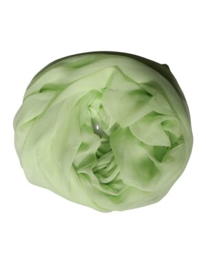 Light Green Silk Neck Wrap Stole 200cm x 134cm Scarf