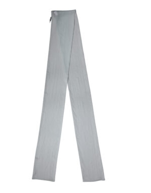 Light Blue Silk Sash Wrap Foulard 294.5cm x 19cm Scarf