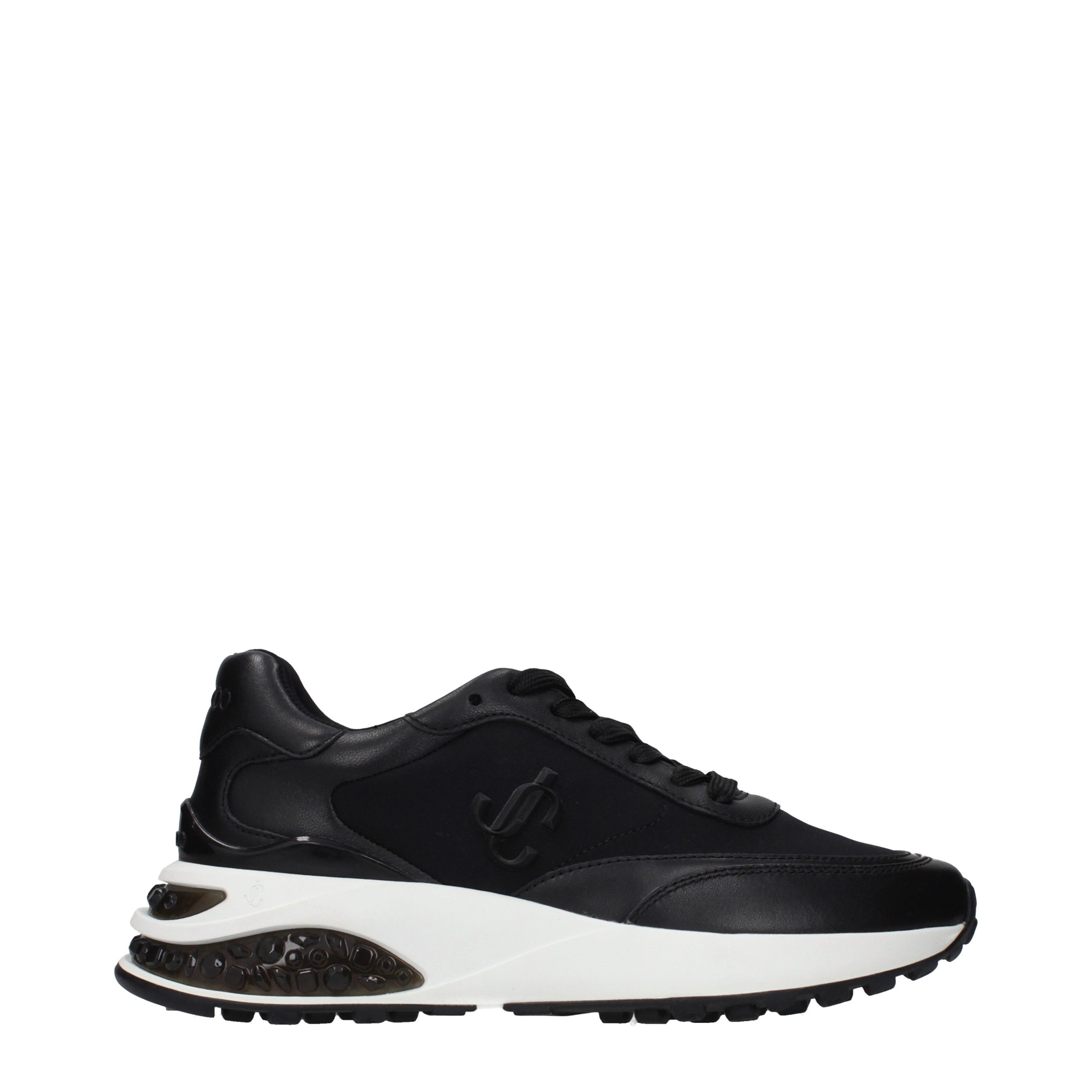 Jimmy Choo - Black Fabric Athletic Sneakers