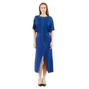 Multicolor Marabou Casual Dress